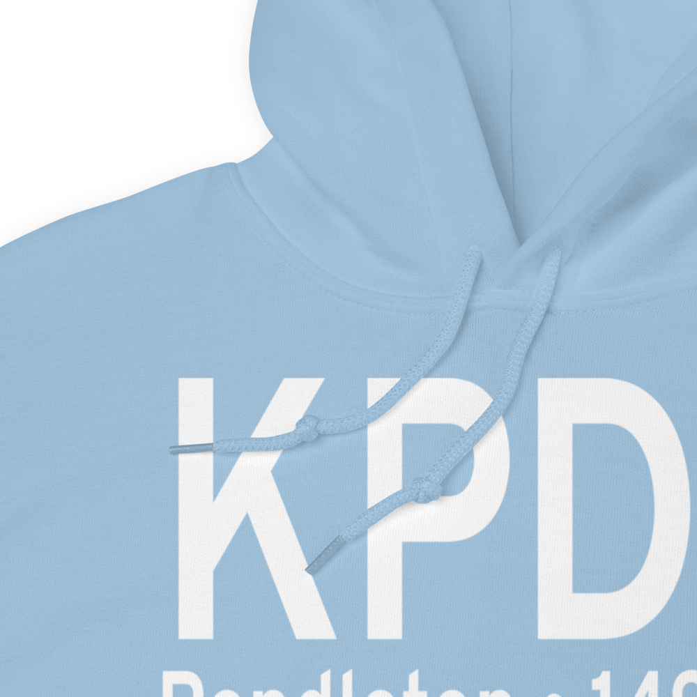 Eastern Oregon Regional At Pendleton Airport (KPDT) ICAO Hoodie Sweatshirt 