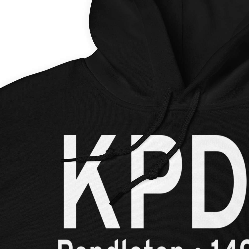 Eastern Oregon Regional At Pendleton Airport (KPDT) ICAO Hoodie Sweatshirt 