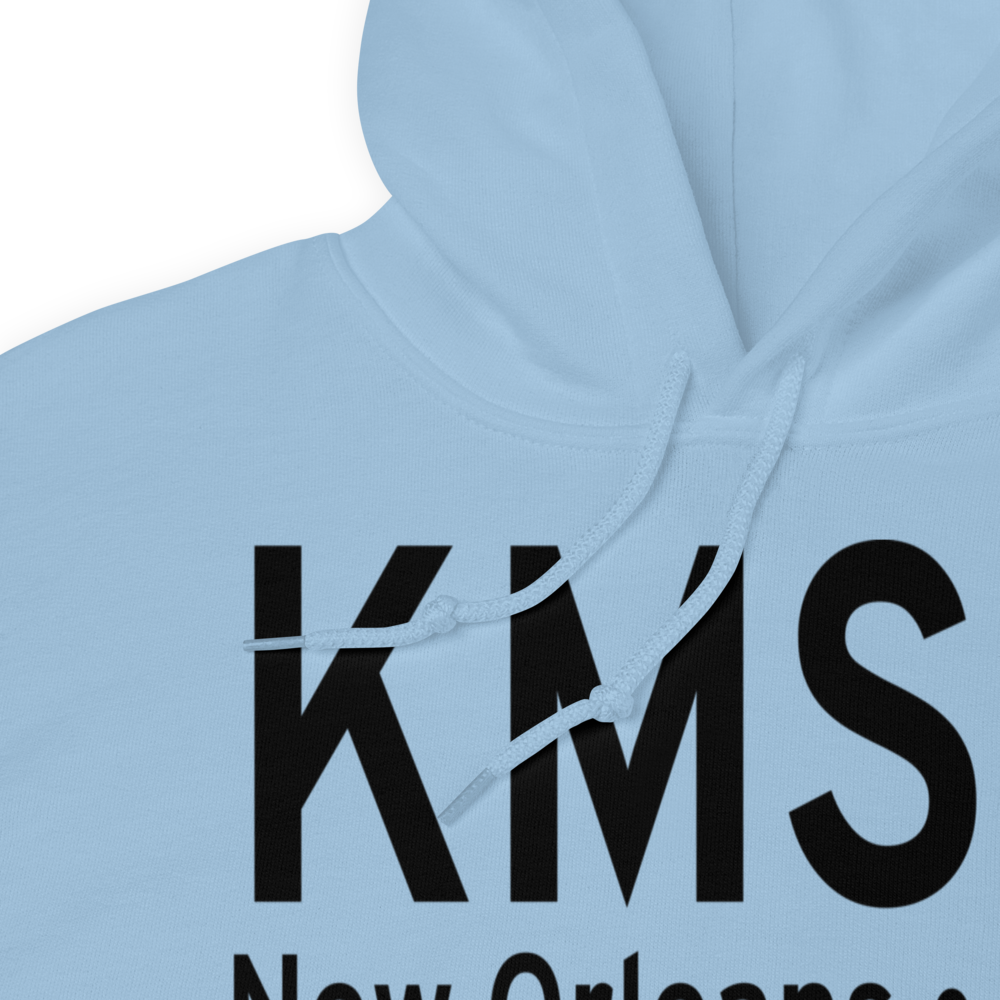 Louis Armstrong New Orleans International Airport (KMSY) ICAO Hoodie Sweatshirt 
