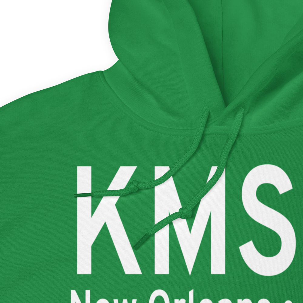Louis Armstrong New Orleans International Airport (KMSY) ICAO Hoodie Sweatshirt 