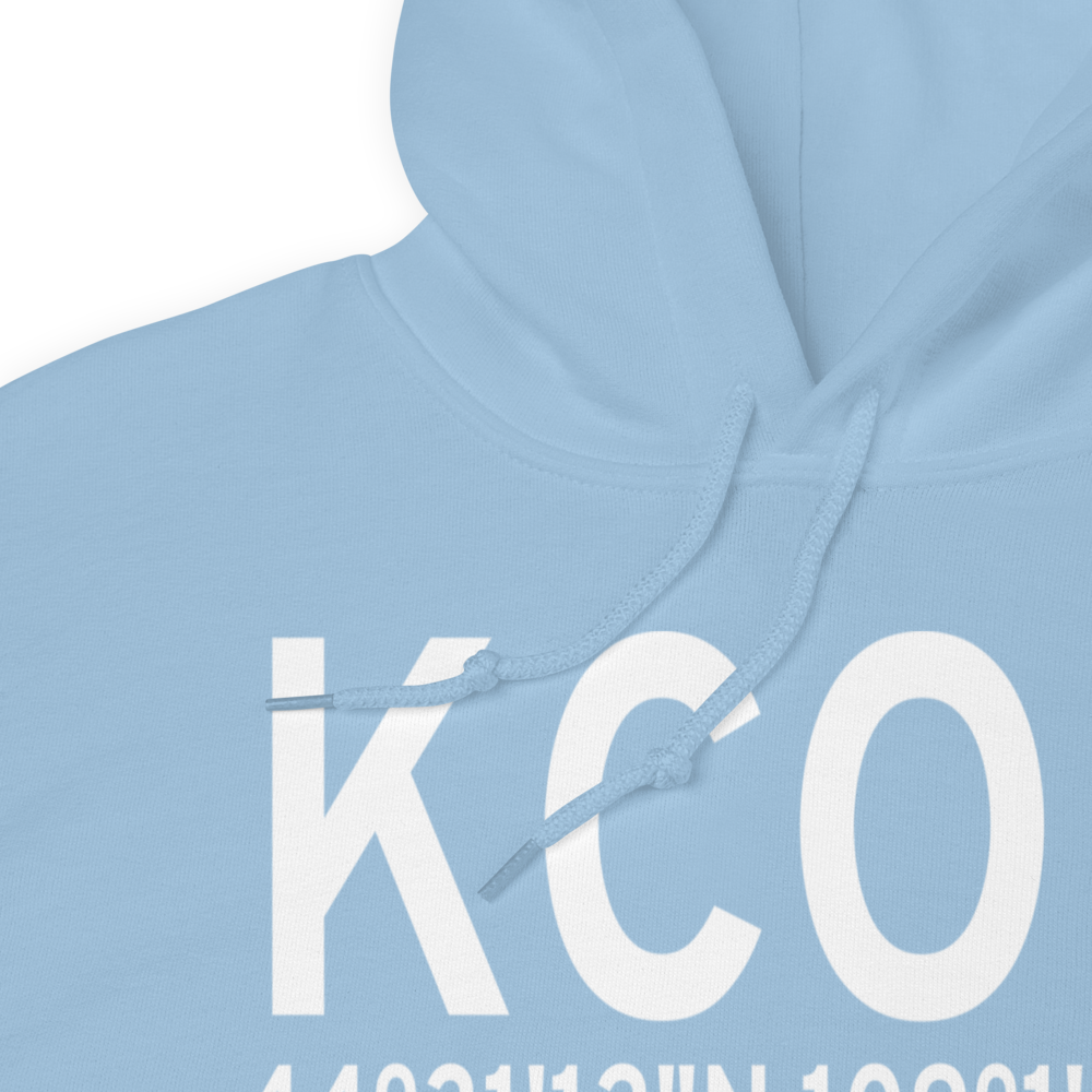 Yellowstone Regional Airport (KCOD) ICAO Hoodie Sweatshirt 