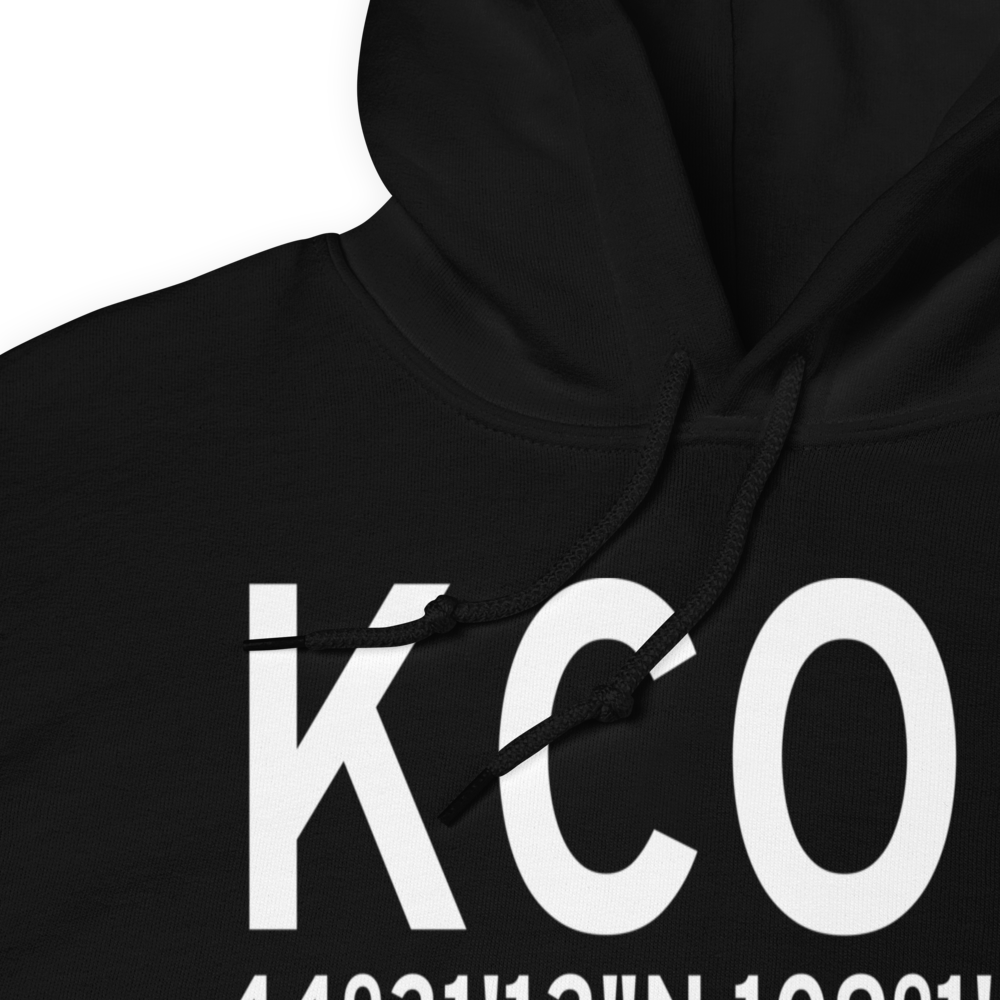 Yellowstone Regional Airport (KCOD) ICAO Hoodie Sweatshirt 