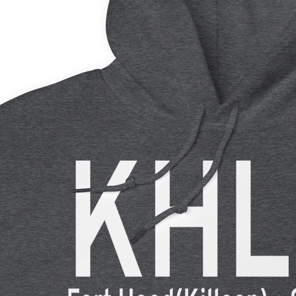 Hood Army Air Field (KHLR) ICAO Hoodie Sweatshirt 