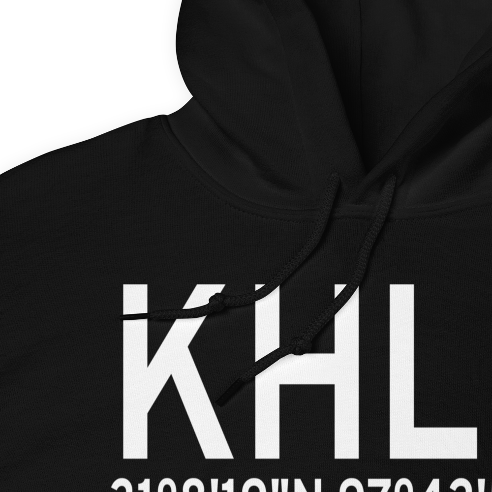 Hood Army Air Field (KHLR) ICAO Hoodie Sweatshirt 