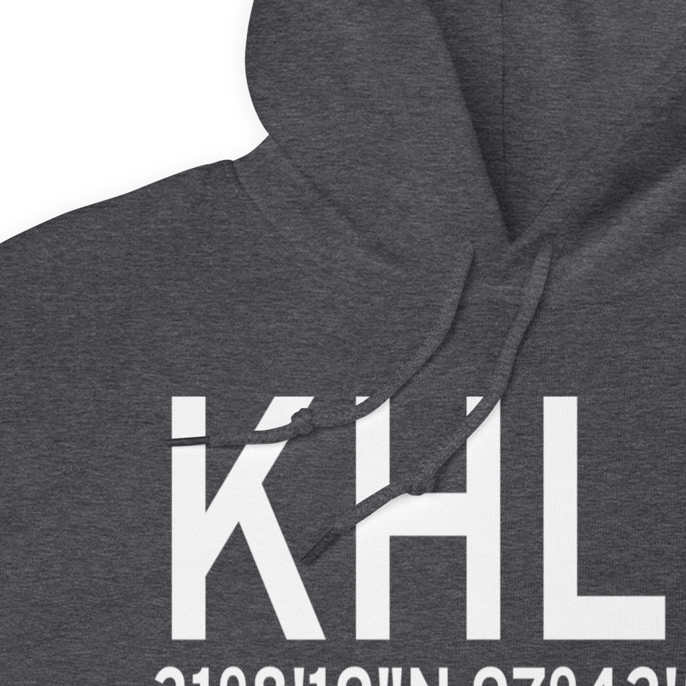 Hood Army Air Field (KHLR) ICAO Hoodie Sweatshirt 