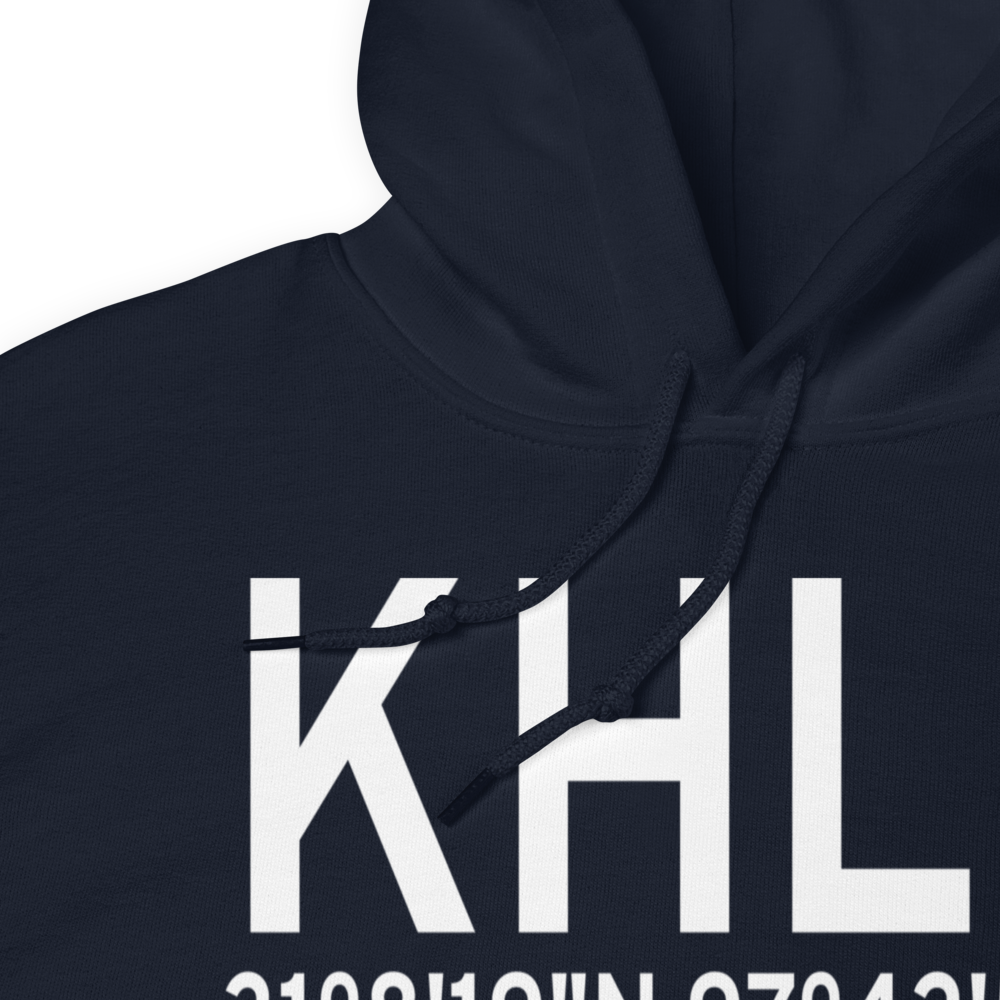 Hood Army Air Field (KHLR) ICAO Hoodie Sweatshirt 