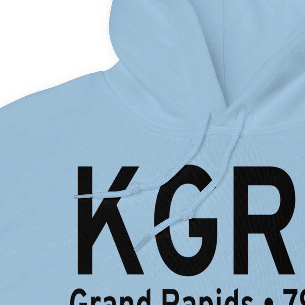 Gerald R. Ford International Airport (KGRR) ICAO Hoodie Sweatshirt 