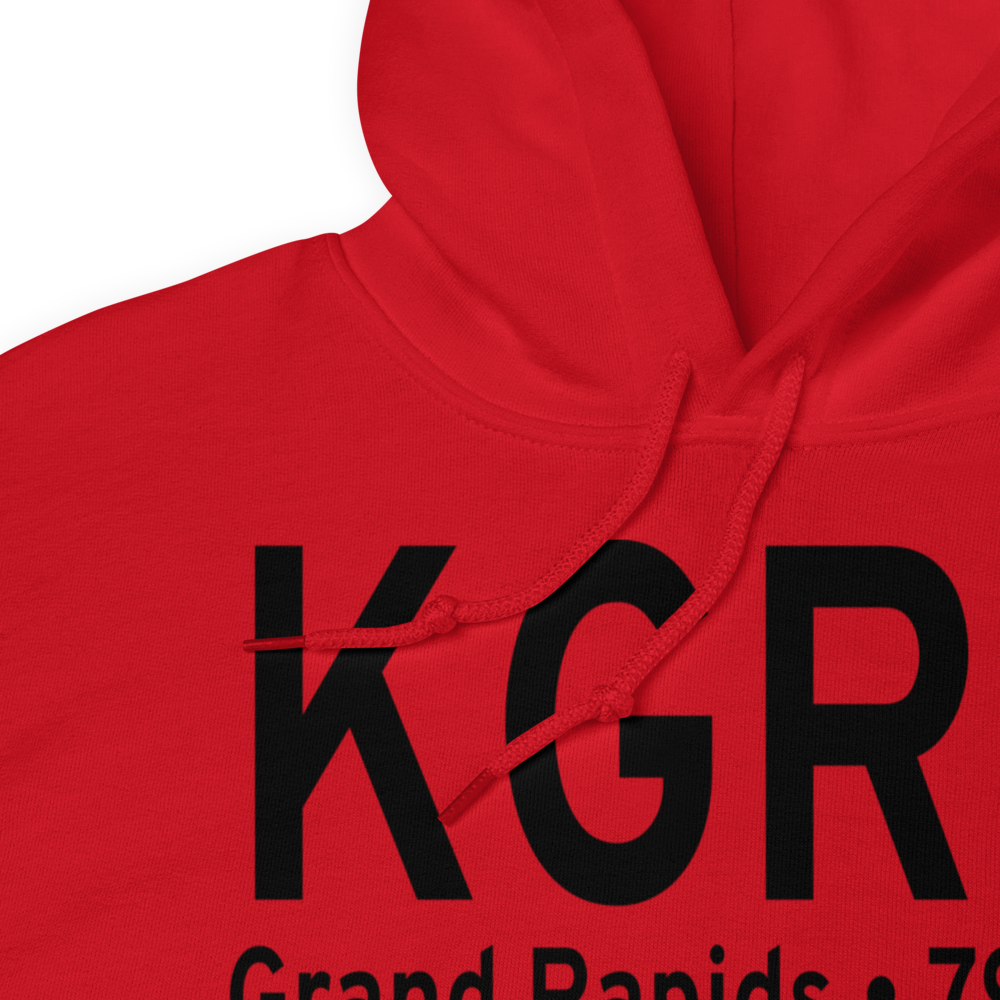 Gerald R. Ford International Airport (KGRR) ICAO Hoodie Sweatshirt 