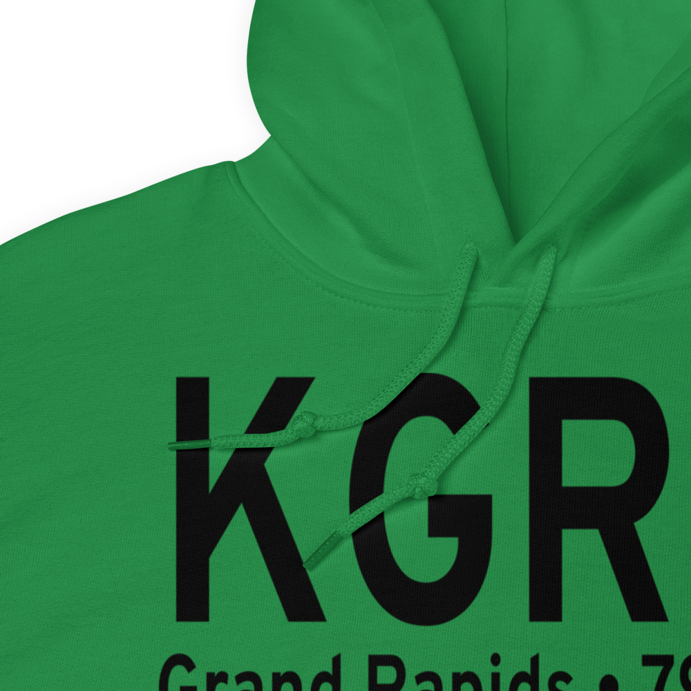 Gerald R. Ford International Airport (KGRR) ICAO Hoodie Sweatshirt 