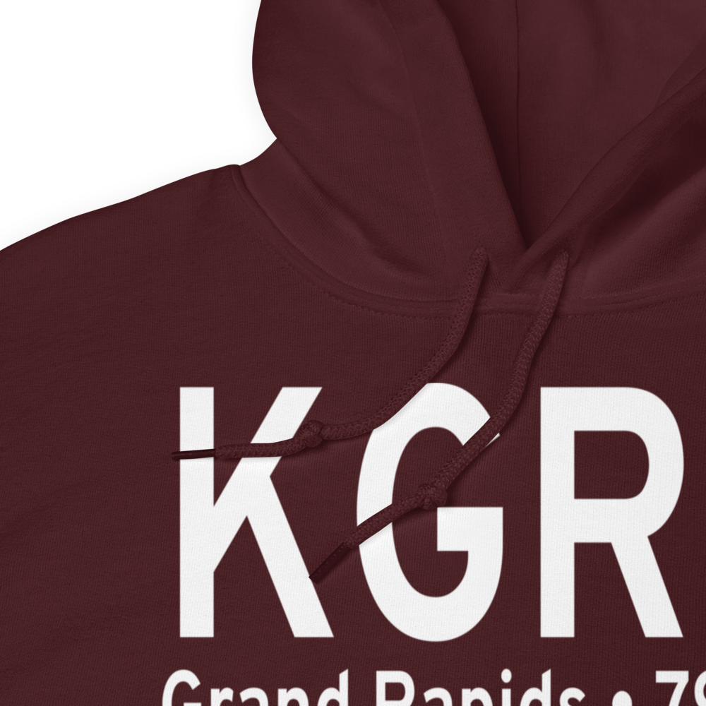 Gerald R. Ford International Airport (KGRR) ICAO Hoodie Sweatshirt 