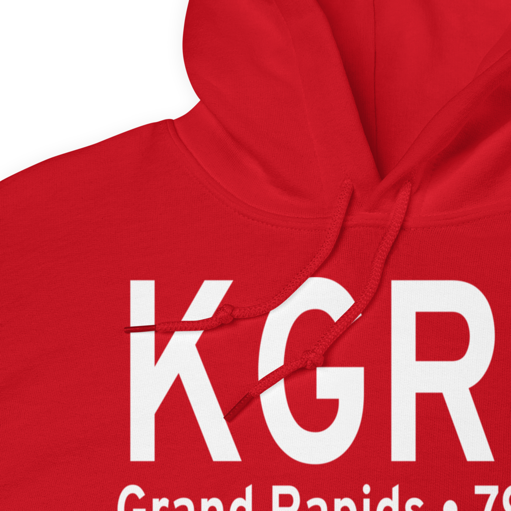 Gerald R. Ford International Airport (KGRR) ICAO Hoodie Sweatshirt 