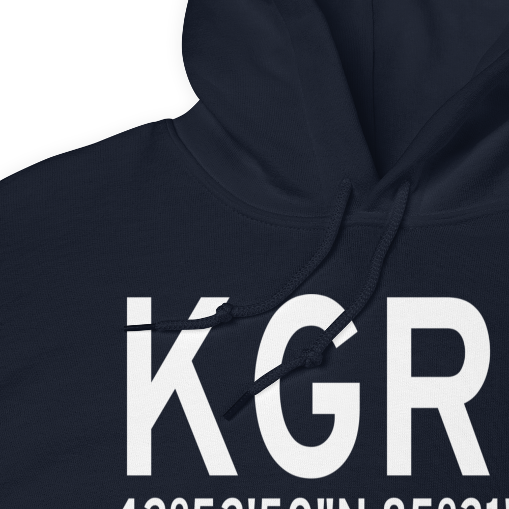 Gerald R. Ford International Airport (KGRR) ICAO Hoodie Sweatshirt 