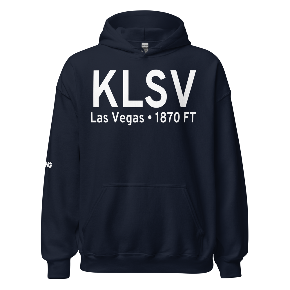 Nellis Air Force Base (KLSV) ICAO Hoodie Sweatshirt 