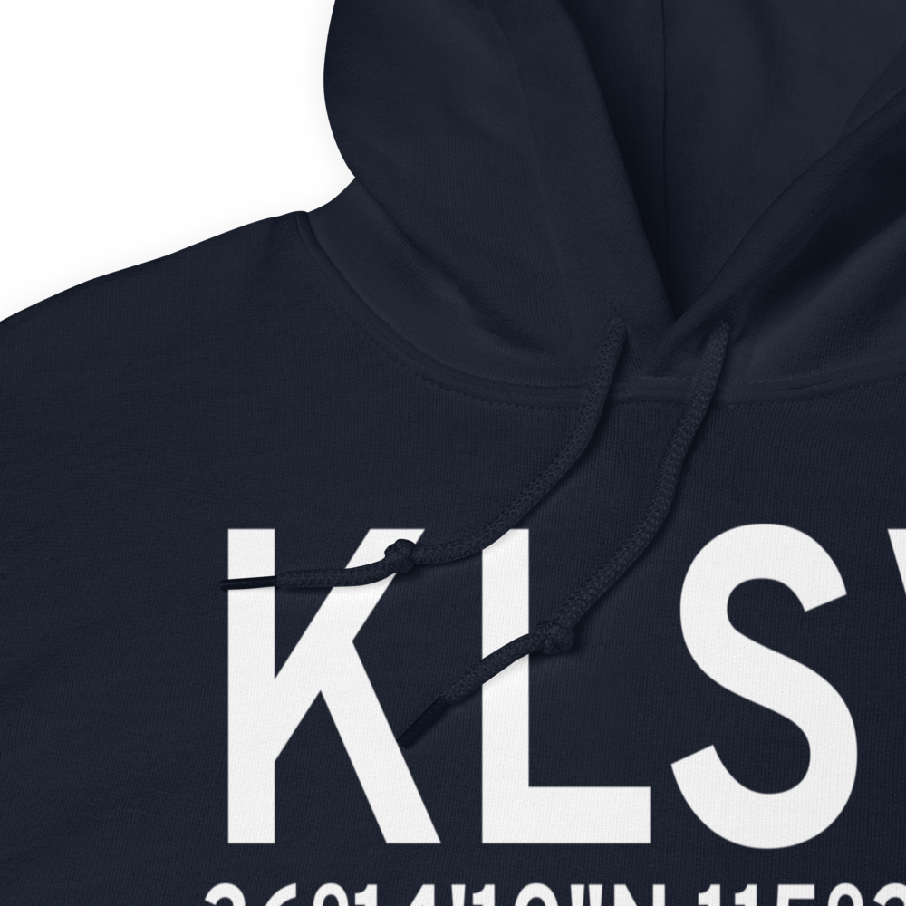 Nellis Air Force Base (KLSV) ICAO Hoodie Sweatshirt 