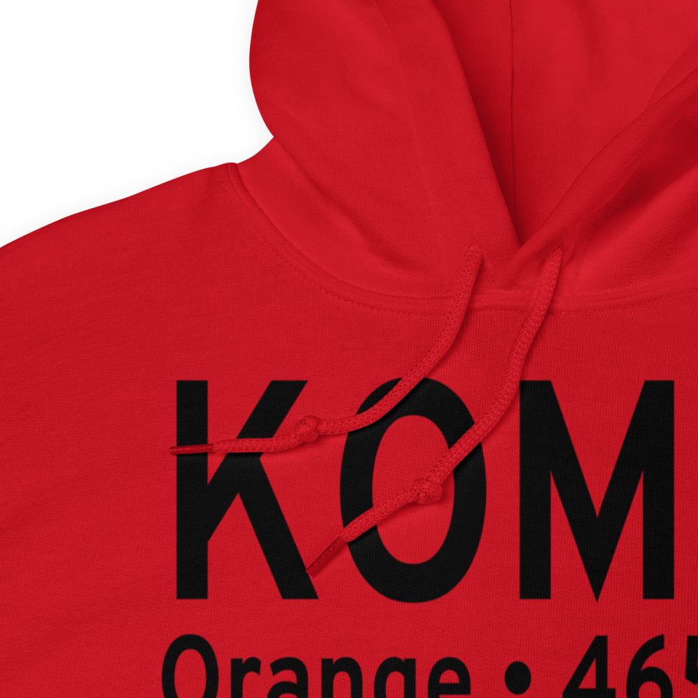 Orange County Airport (KOMH) ICAO Hoodie Sweatshirt 