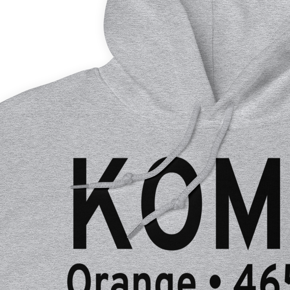 Orange County Airport (KOMH) ICAO Hoodie Sweatshirt 