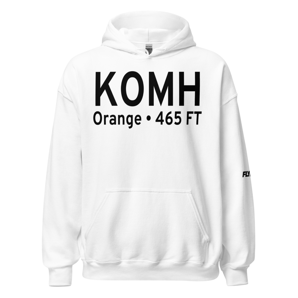 Orange County Airport (KOMH) ICAO Hoodie Sweatshirt 