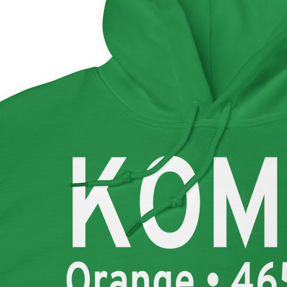 Orange County Airport (KOMH) ICAO Hoodie Sweatshirt 