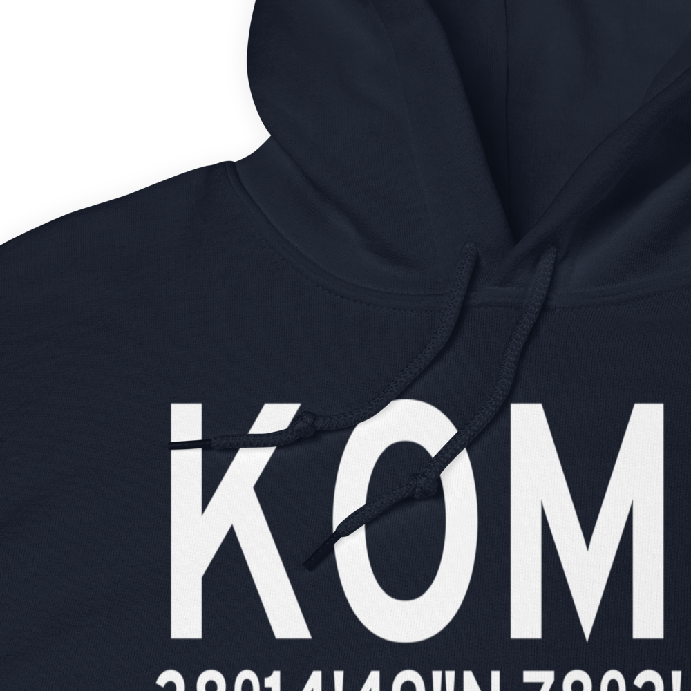 Orange County Airport (KOMH) ICAO Hoodie Sweatshirt 