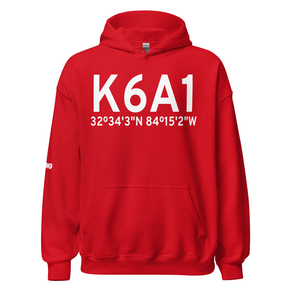 Butler Municipal Airport (K6A1) ICAO Hoodie Sweatshirt 