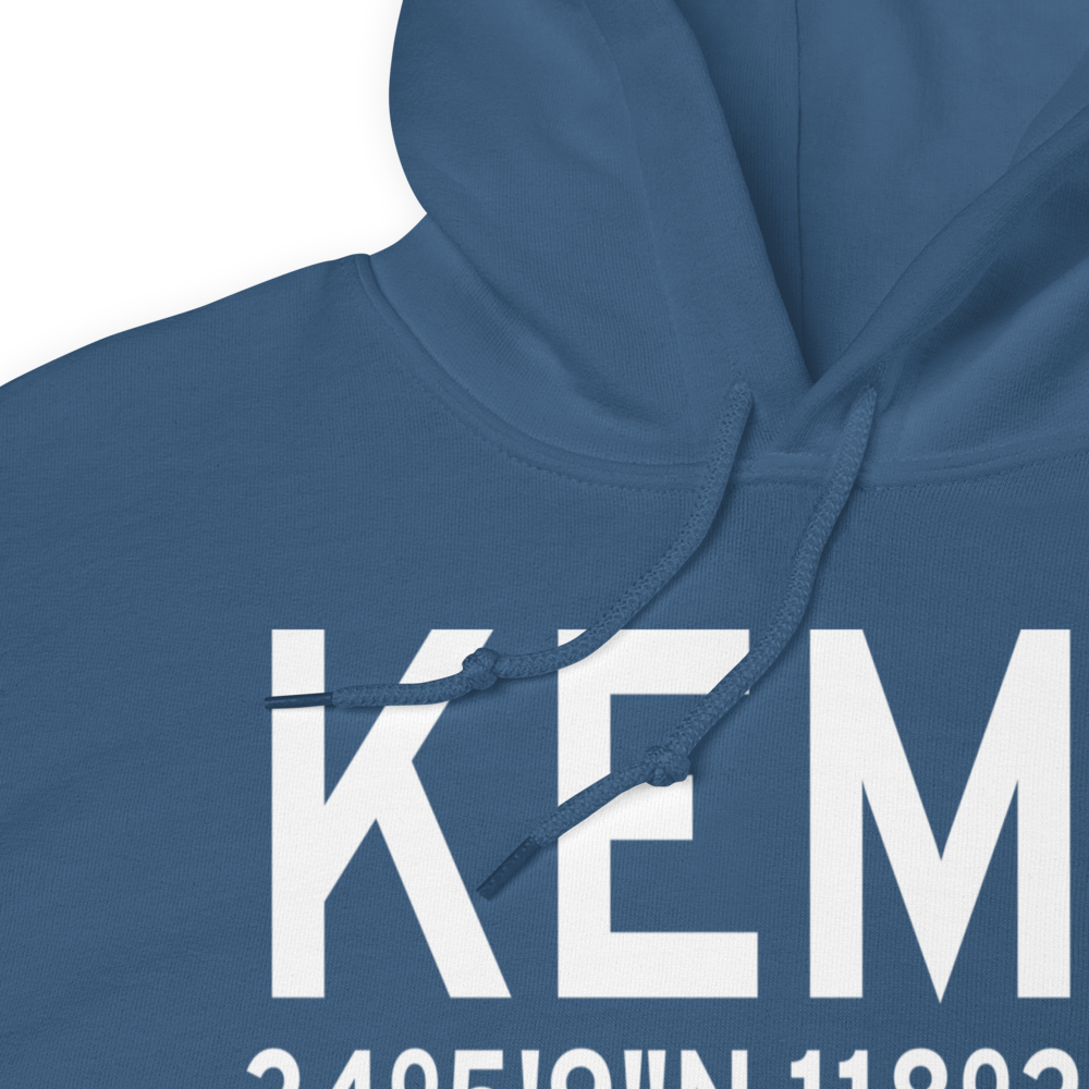 San Gabriel Valley Airport (KEMT) ICAO Hoodie Sweatshirt 