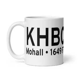 Mohall Municipal Airport (KHBC) ICAO Mug