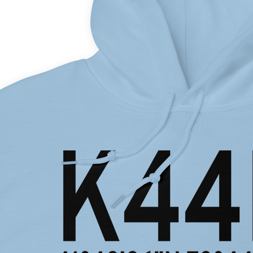 Sky Acres Airport (K44N) ICAO Hoodie Sweatshirt 