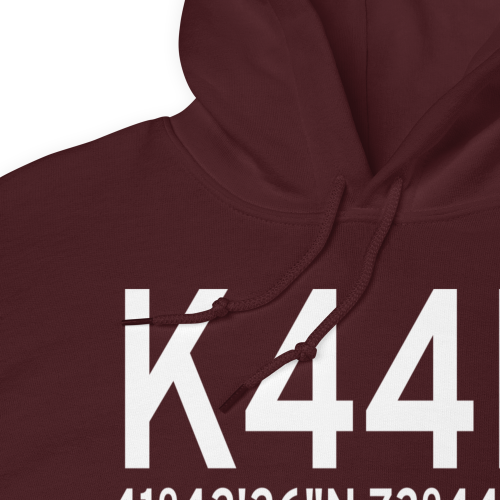 Sky Acres Airport (K44N) ICAO Hoodie Sweatshirt 