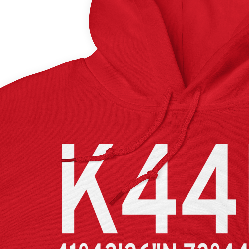 Sky Acres Airport (K44N) ICAO Hoodie Sweatshirt 