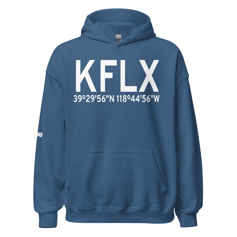 Fallon Municipal Airport (KFLX) ICAO Hoodie Sweatshirt 