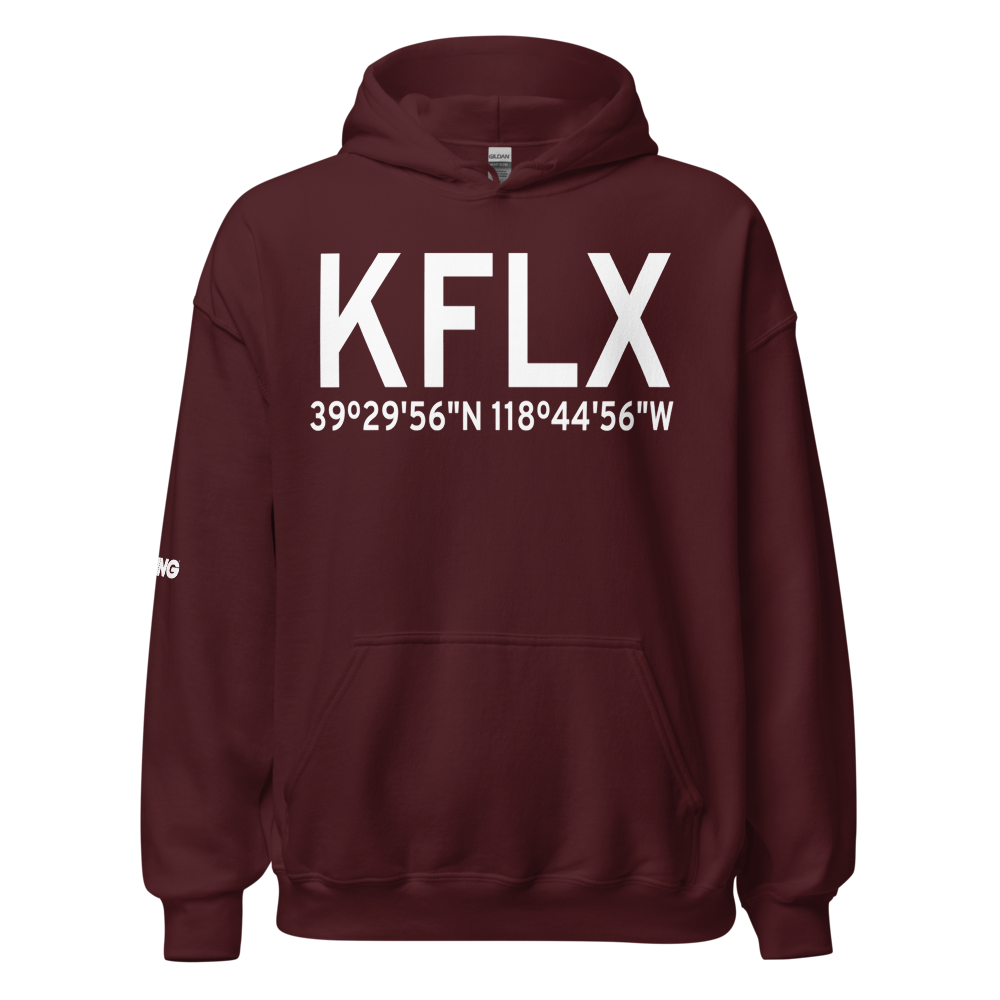 Fallon Municipal Airport (KFLX) ICAO Hoodie Sweatshirt 