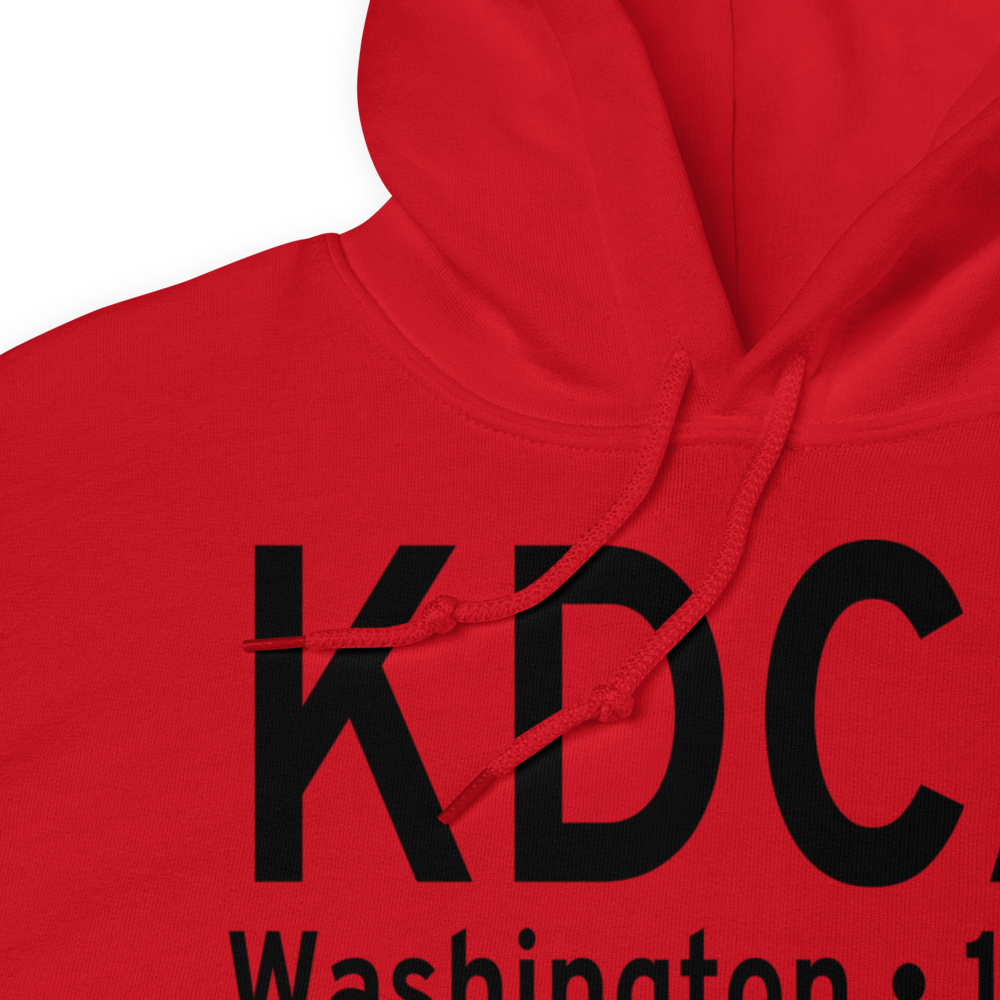 Ronald Reagan Washington National Airport (KDCA) ICAO Hoodie Sweatshirt 