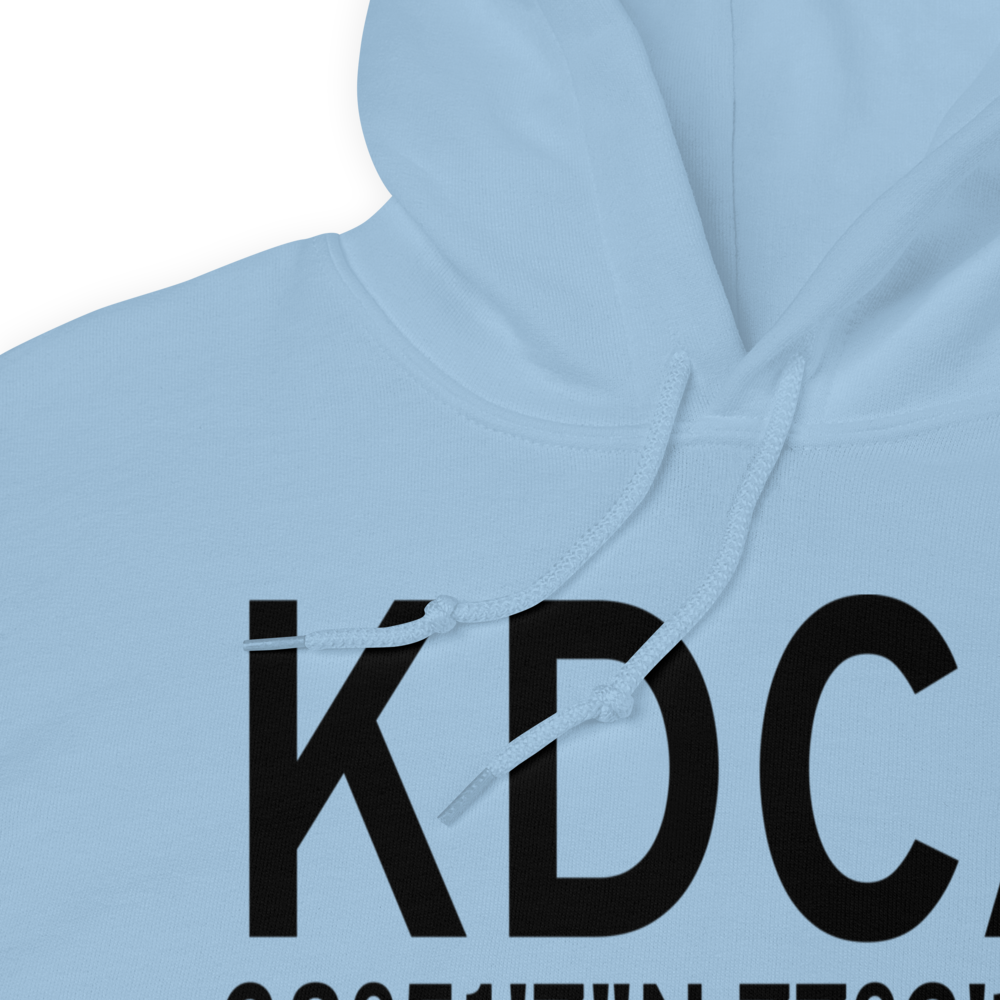 Ronald Reagan Washington National Airport (KDCA) ICAO Hoodie Sweatshirt 