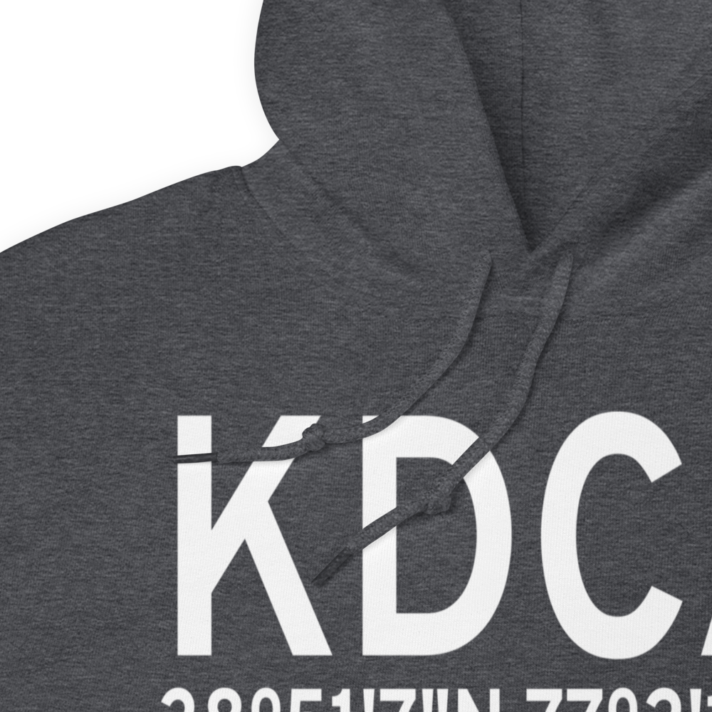 Ronald Reagan Washington National Airport (KDCA) ICAO Hoodie Sweatshirt 