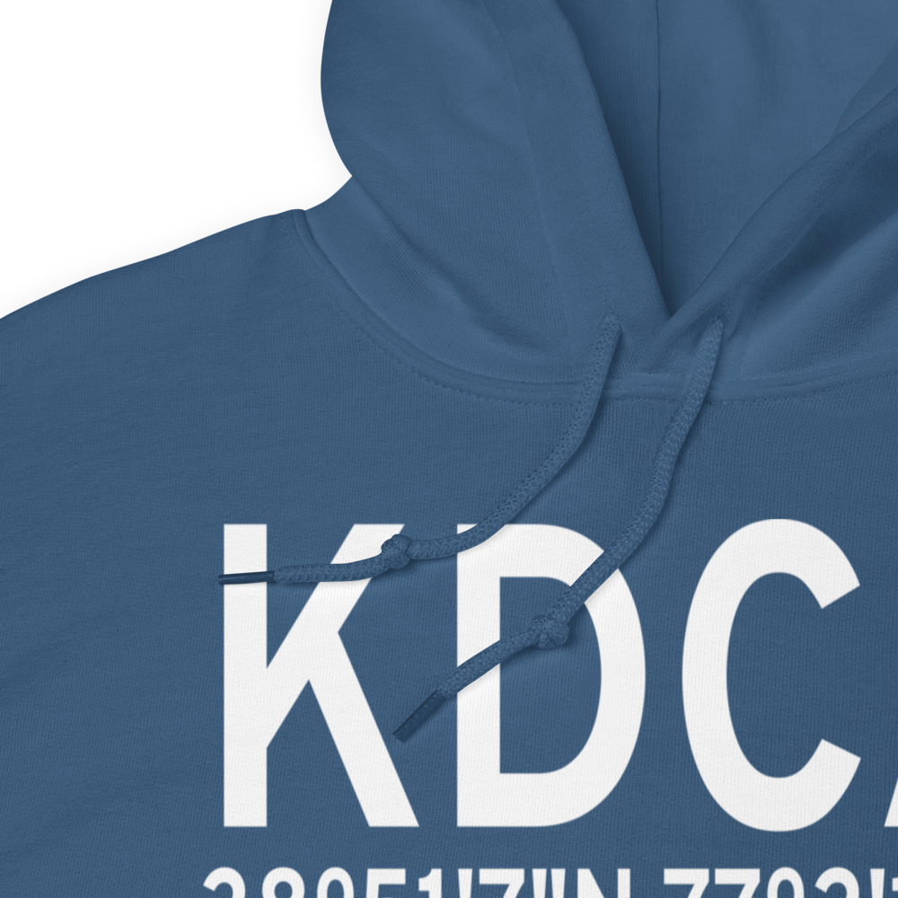 Ronald Reagan Washington National Airport (KDCA) ICAO Hoodie Sweatshirt 