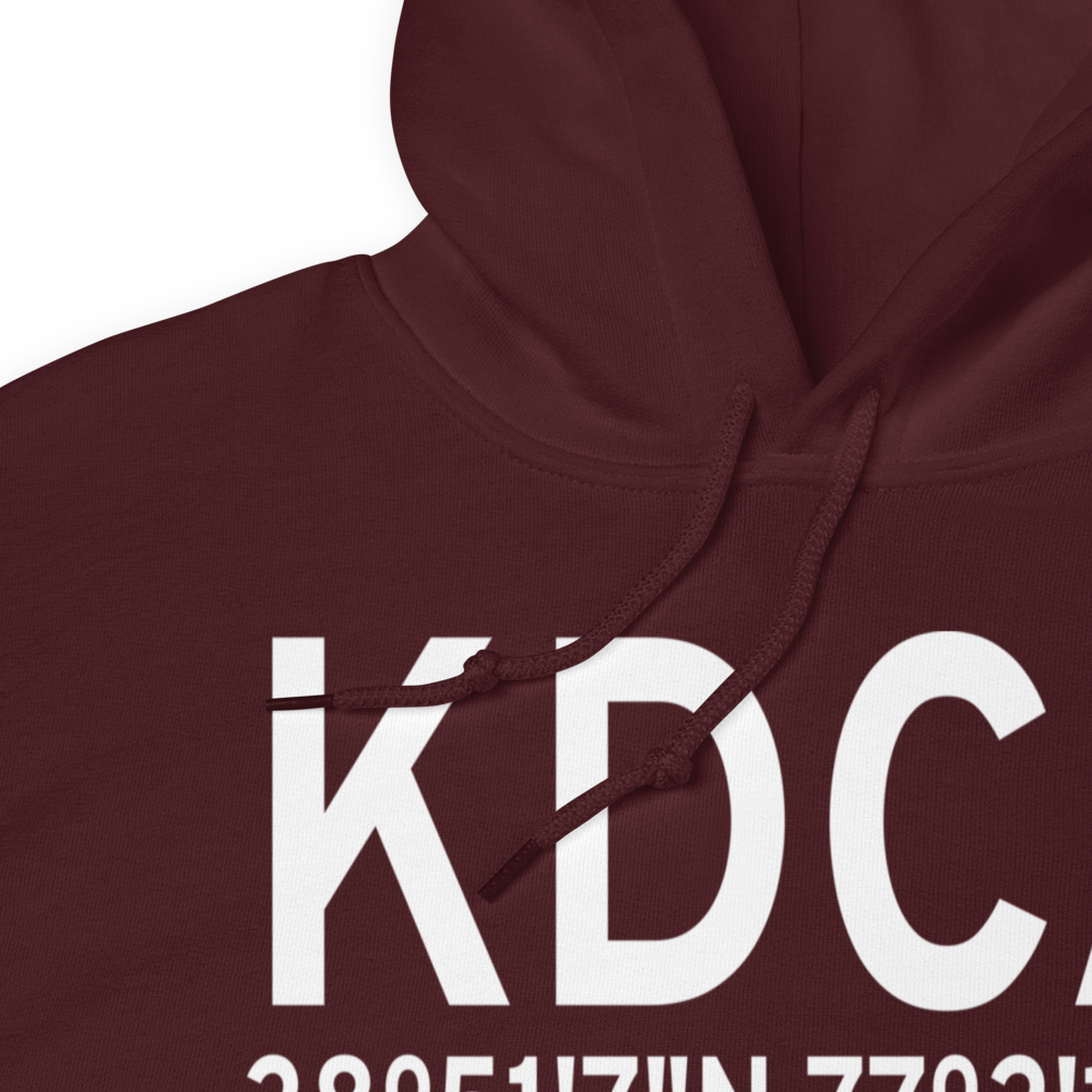 Ronald Reagan Washington National Airport (KDCA) ICAO Hoodie Sweatshirt 