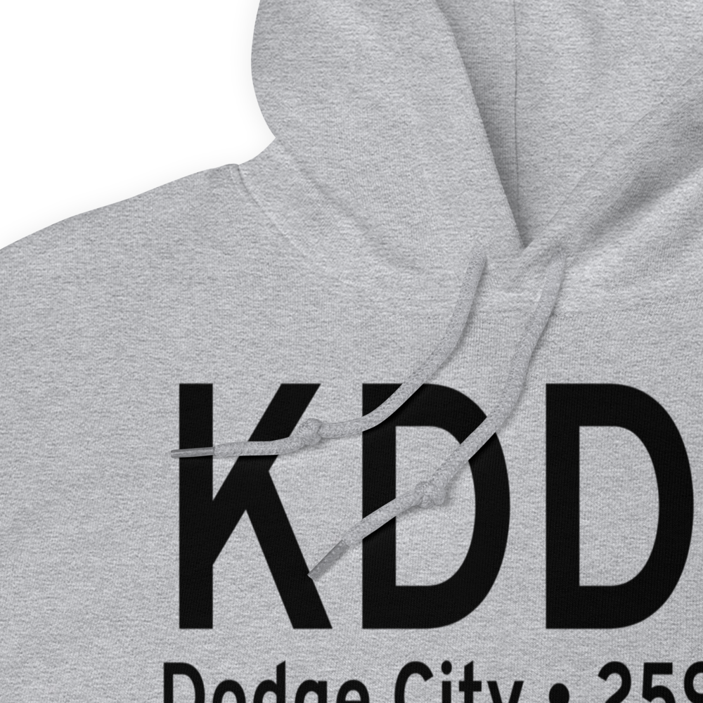 Dodge City Regional Airport (KDDC) ICAO Hoodie Sweatshirt 