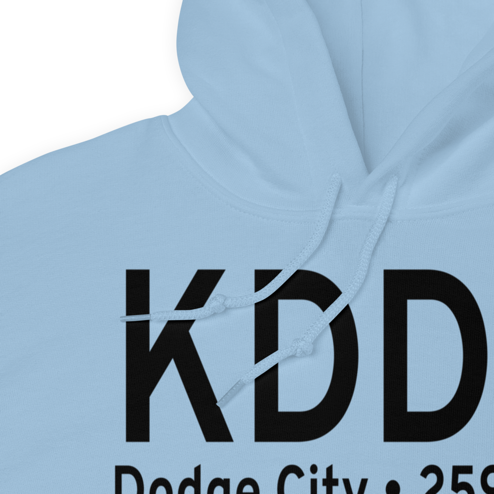 Dodge City Regional Airport (KDDC) ICAO Hoodie Sweatshirt 
