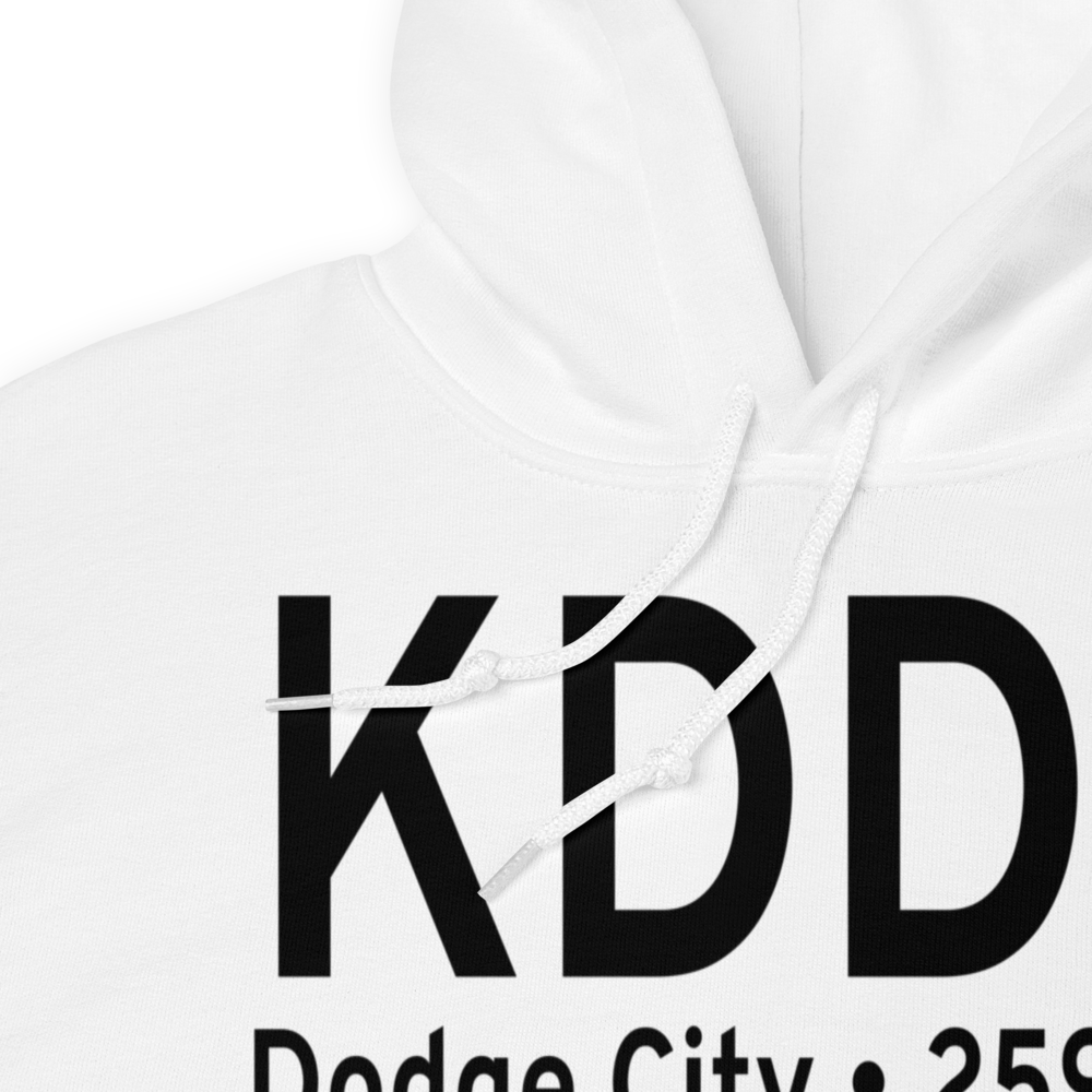 Dodge City Regional Airport (KDDC) ICAO Hoodie Sweatshirt 