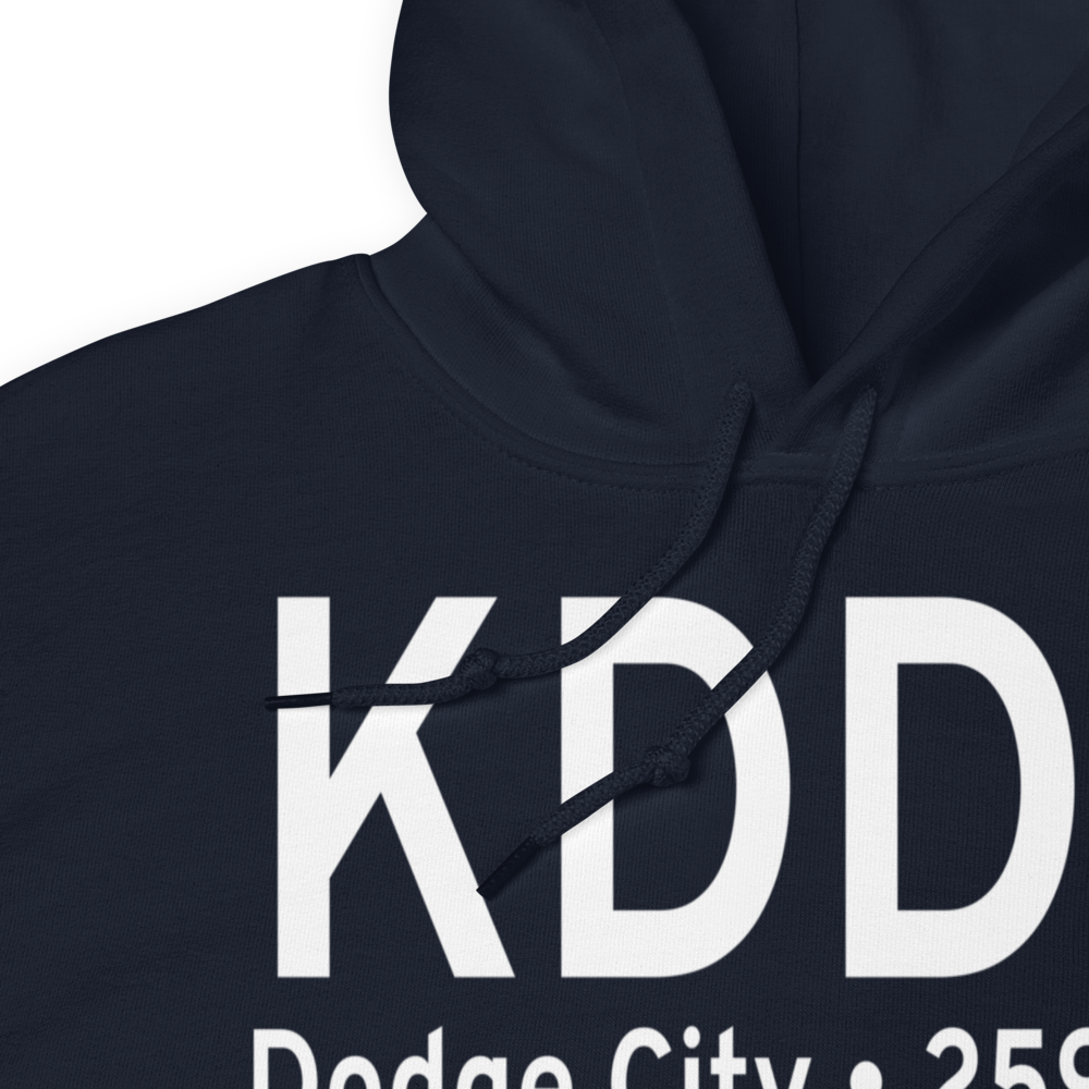 Dodge City Regional Airport (KDDC) ICAO Hoodie Sweatshirt 