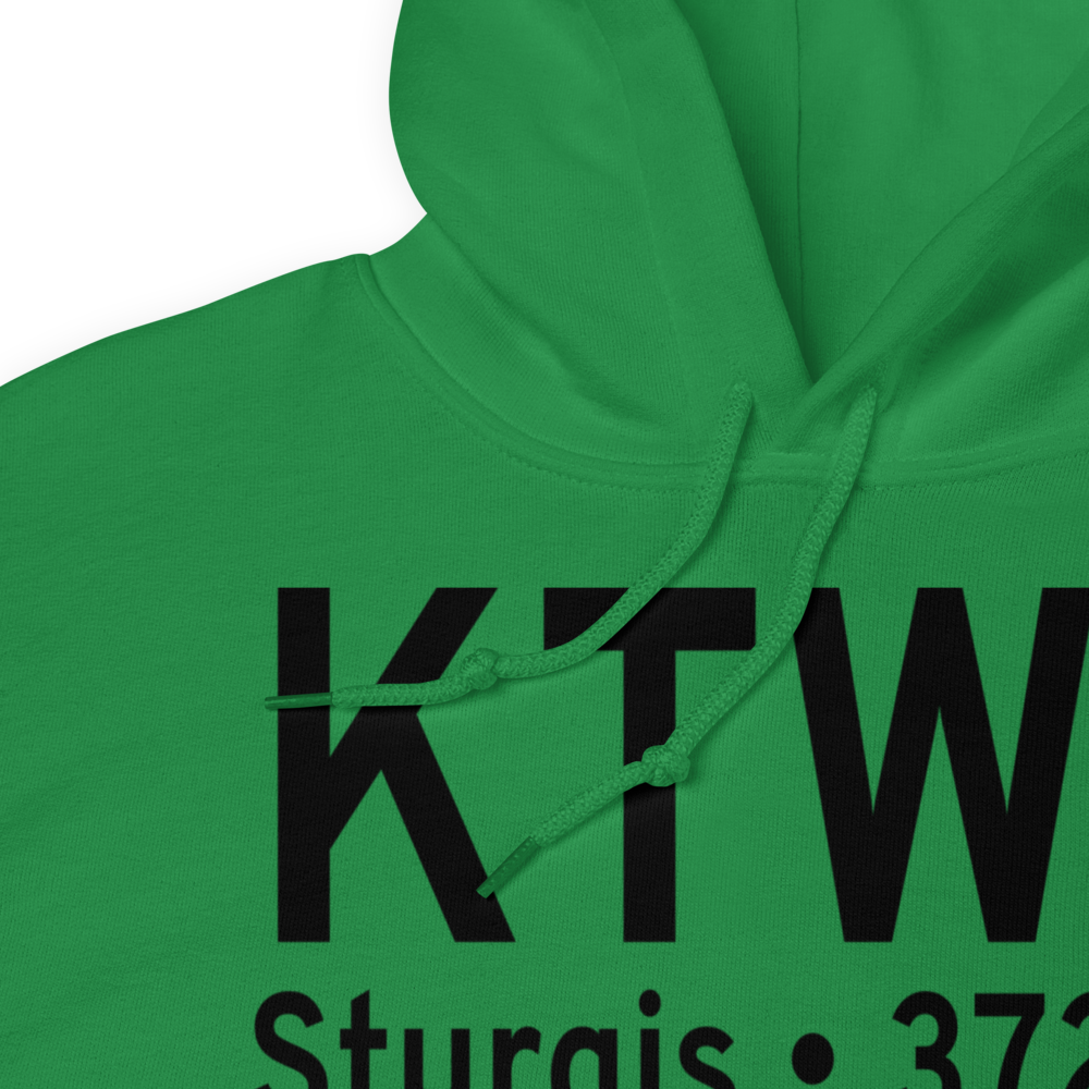 Sturgis Municipal Airport (KTWT) ICAO Hoodie Sweatshirt 