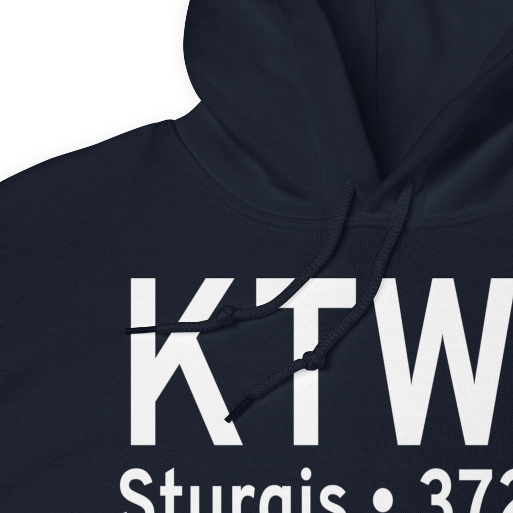 Sturgis Municipal Airport (KTWT) ICAO Hoodie Sweatshirt 