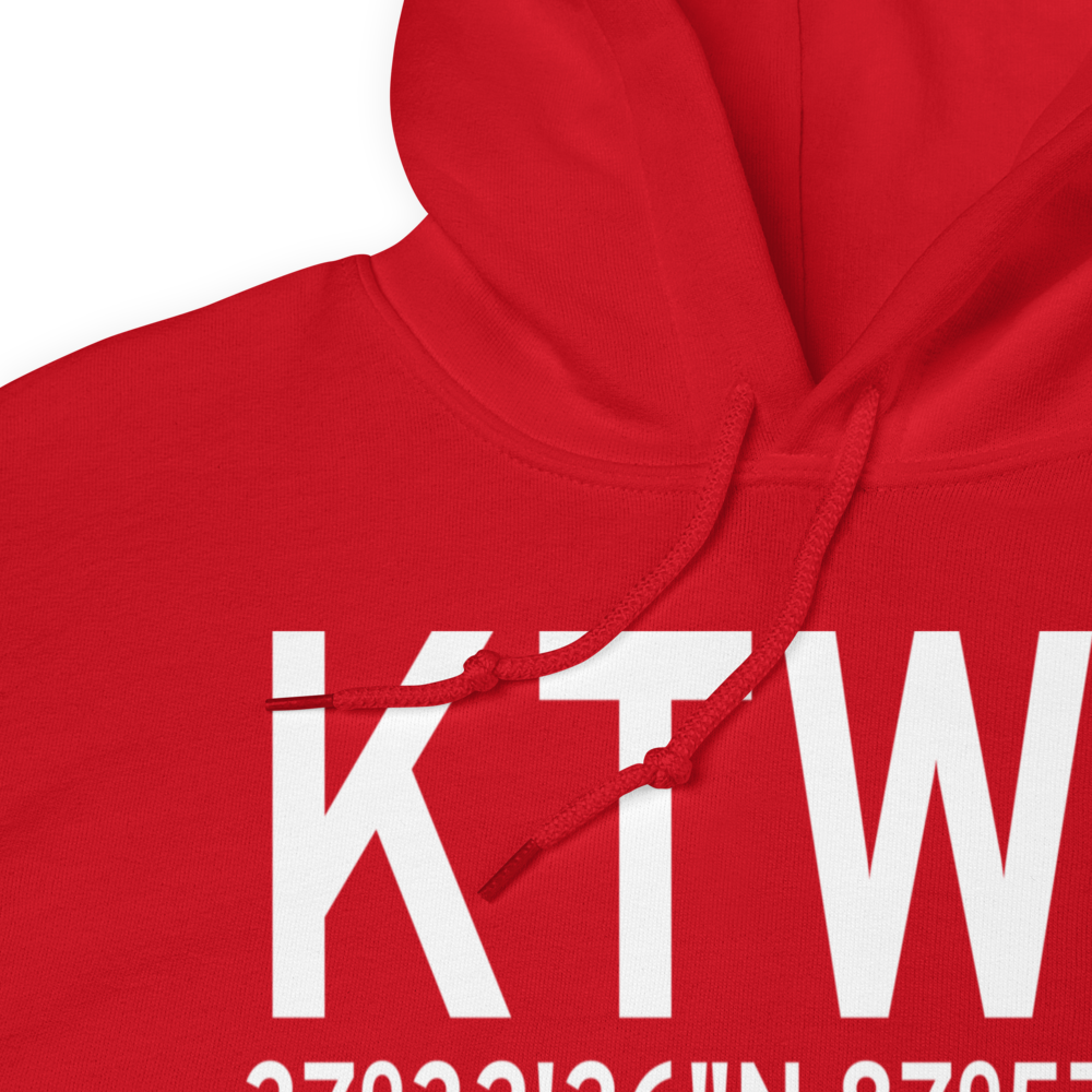 Sturgis Municipal Airport (KTWT) ICAO Hoodie Sweatshirt 