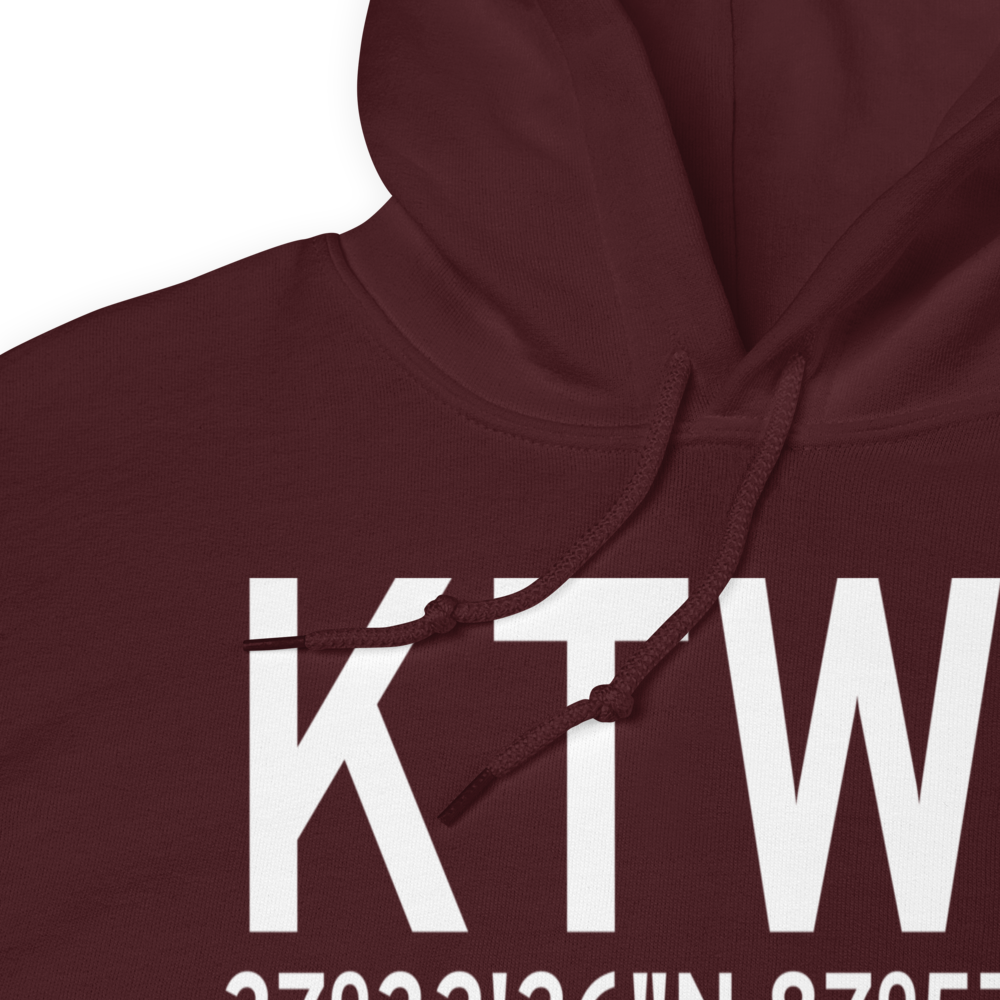 Sturgis Municipal Airport (KTWT) ICAO Hoodie Sweatshirt 