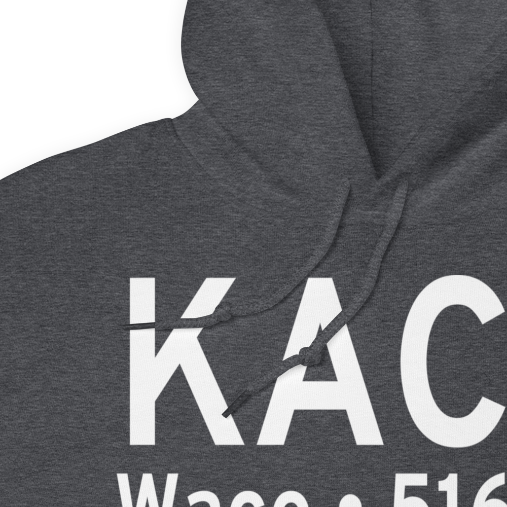Waco Regional Airport (KACT) ICAO Hoodie Sweatshirt 