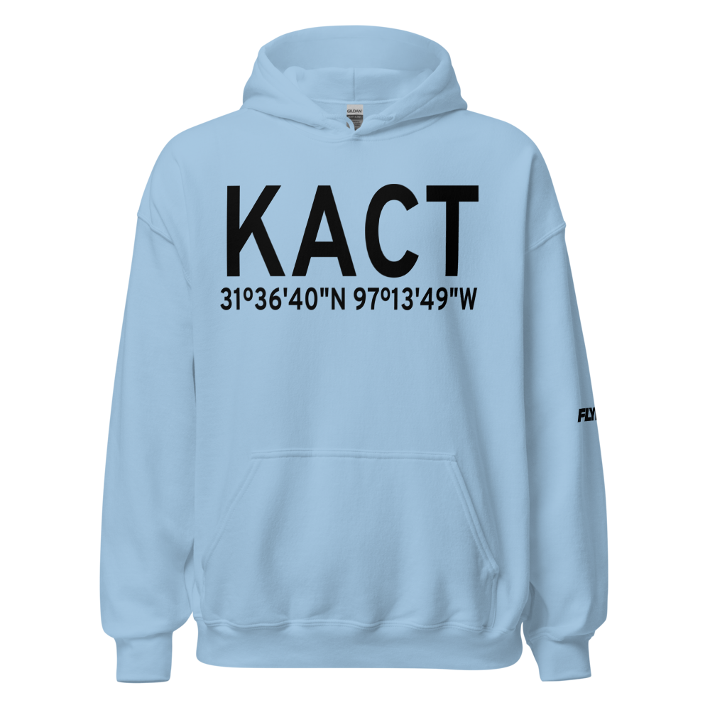 Waco Regional Airport (KACT) ICAO Hoodie Sweatshirt 