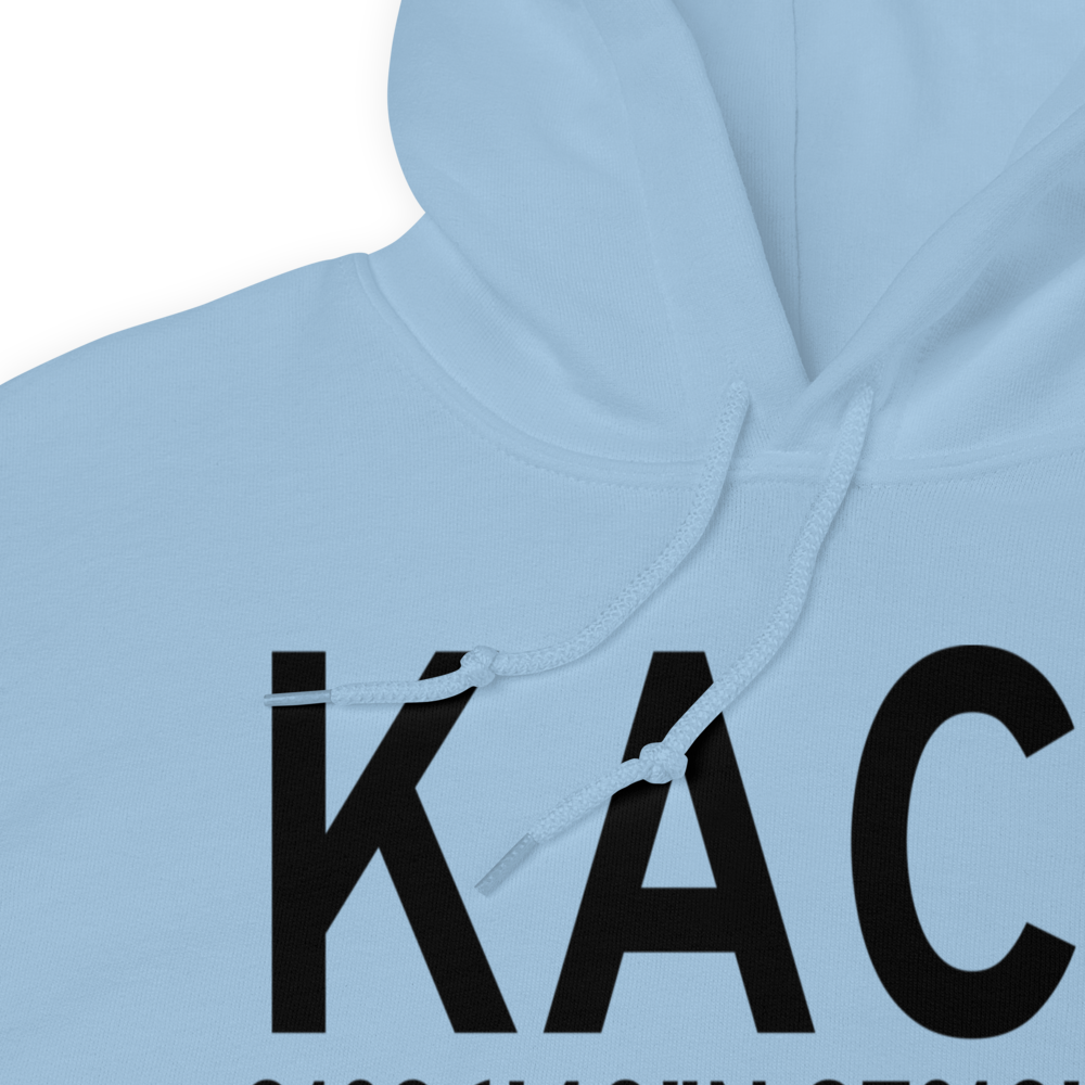 Waco Regional Airport (KACT) ICAO Hoodie Sweatshirt 
