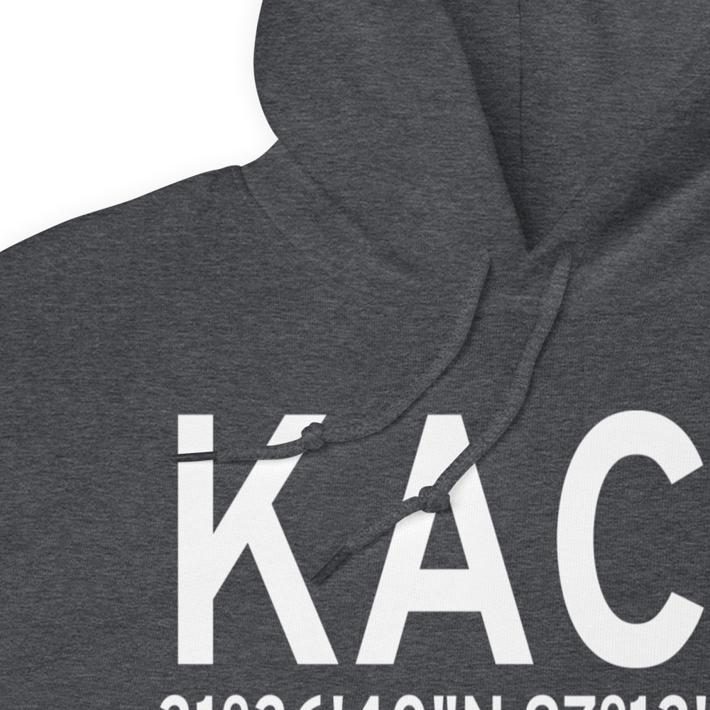 Waco Regional Airport (KACT) ICAO Hoodie Sweatshirt 