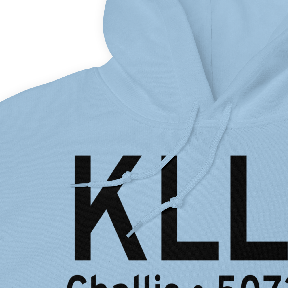 Challis Airport (KLLJ) ICAO Hoodie Sweatshirt 