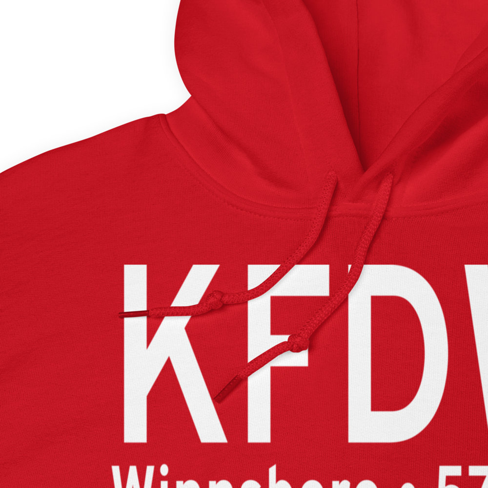 Fairfield County Airport (KFDW) ICAO Hoodie Sweatshirt 